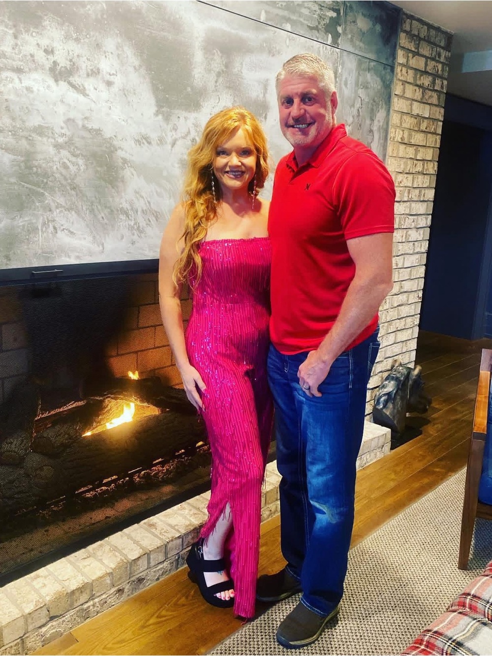 Strapless Pink Sequin Jumpsuit - Women’s Evening Romper